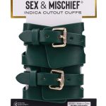 Indica Cutout Cuffs - Green