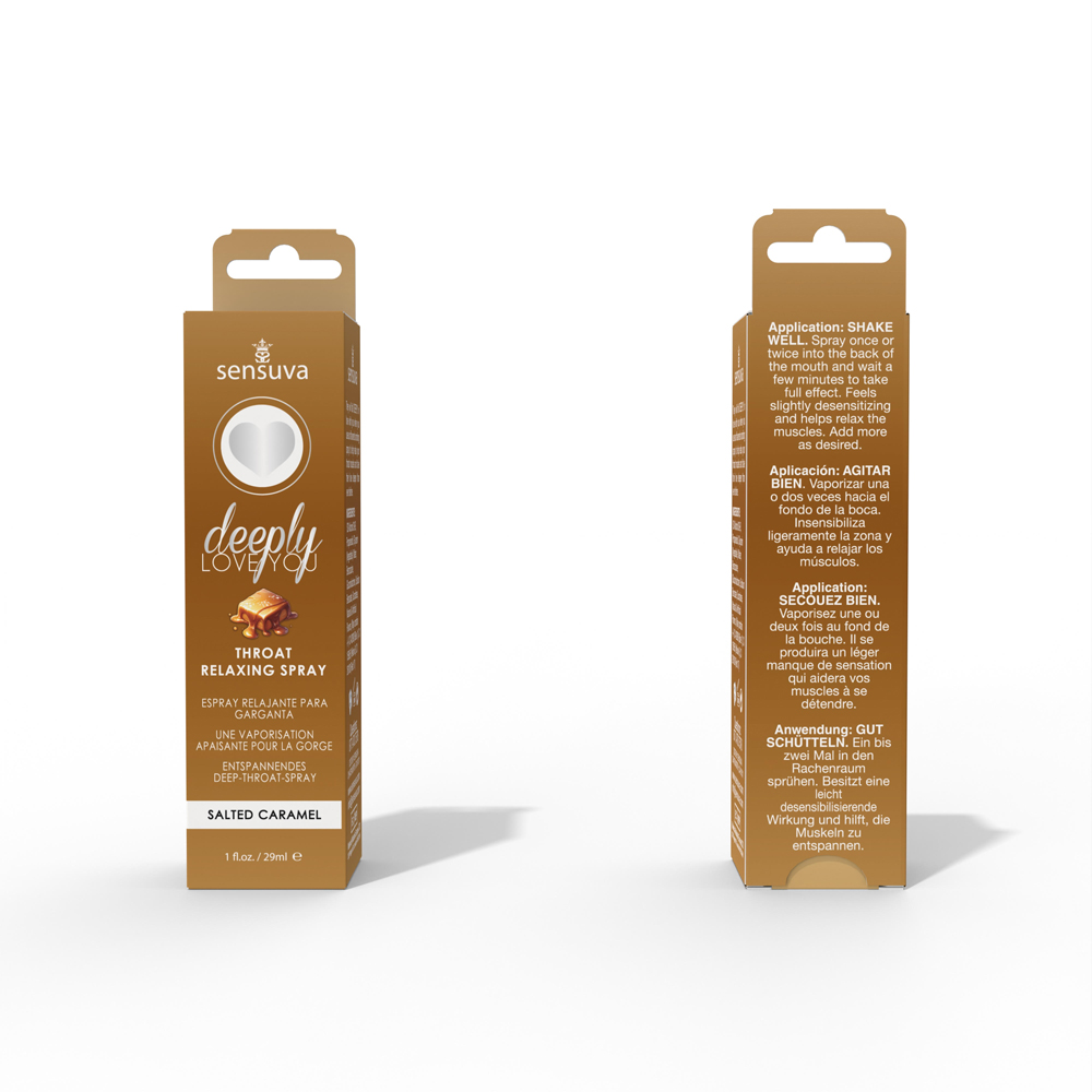 mJtKA2LG Deeply Love You Throat Relaxing Spray - Salted Caramel - 1 Fl. Oz. - Image 1