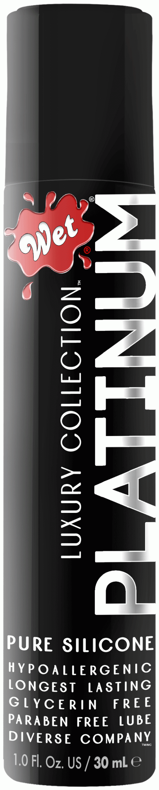 mMoiGGa2cIYmhqzBUUfsCNf31ojJtcpD Wet Platinum Luxury Silicone Lubricant - 1 Fl. Oz. - Image 1