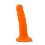 Neo - 5.5 Inch Dual Density Cock - Neon Orange - Image 2