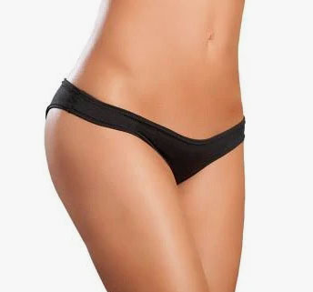 mONeBqgh Flattering Mini Srunchy Panty - Medium/large - Black - Image 1