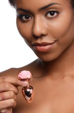 Pink Rose Gold Anal Plug - Small - Image 6