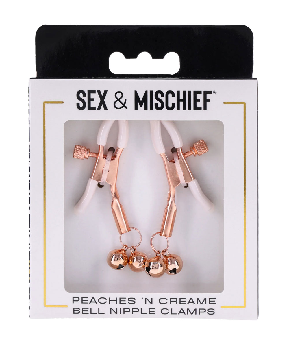 mR5wDfk3 Peaches 'N Creame Bell Nipple Clamps - Image 1