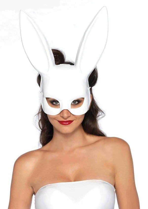 mVrRHzky Masquerade Rabbit Mask - Os - White - Image 1