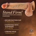 Renaissance - Raphael - 9.5 Inch Sliding Foreskin Dildo With Squeezable Balls - Tan - Image 3