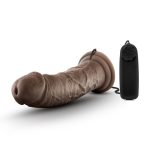 Dr. Skin - Dr. Joe - 8 Inch Vibrating Cock With Suction Cup - Chocolate - Image 3