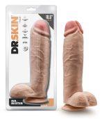Dr. Skin - Mr. Mister - 10.5 Inch Dildo With Balls - Beige - Image 2