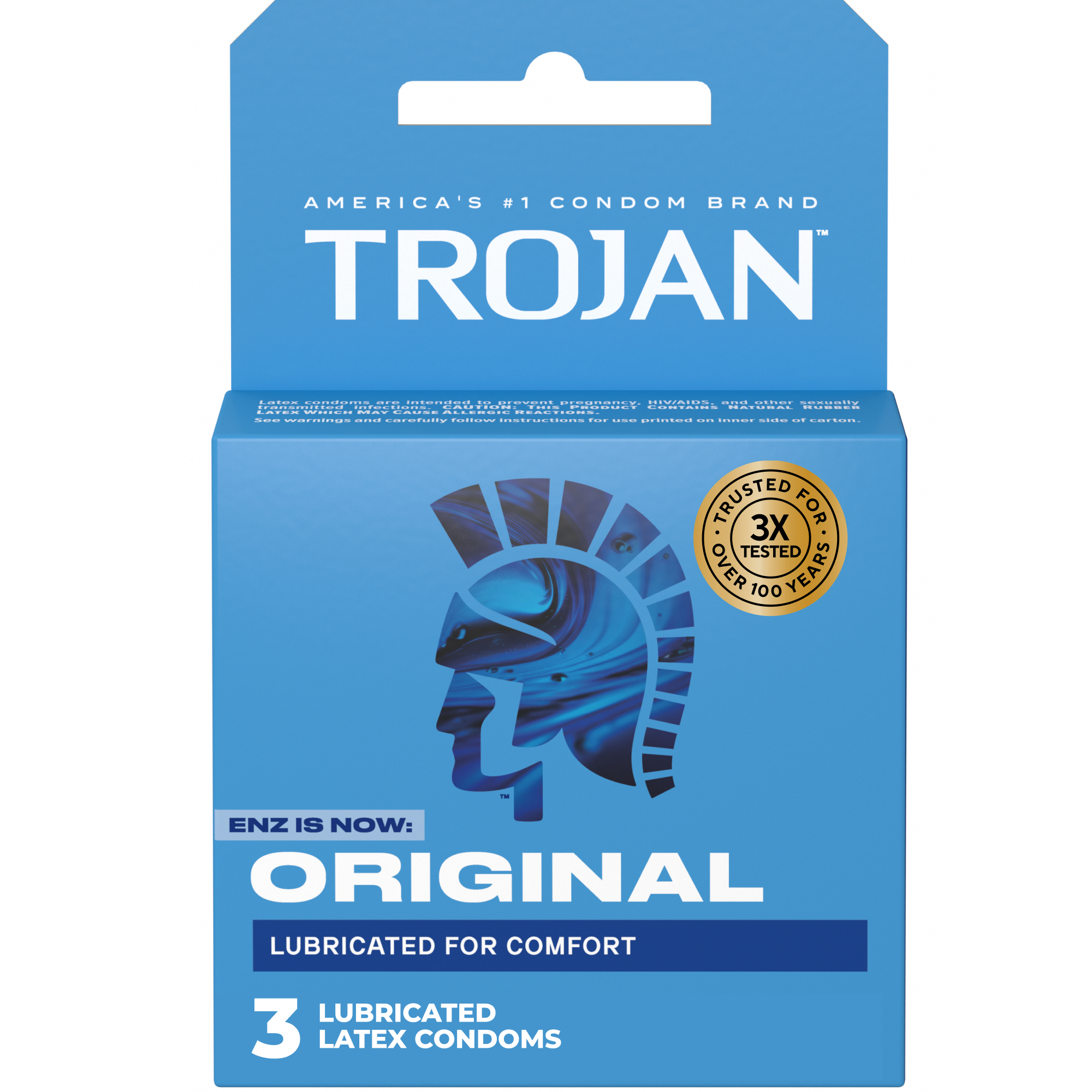 mgHzKt7G Trojan Enz Lubricated - 3 Pack - Image 1