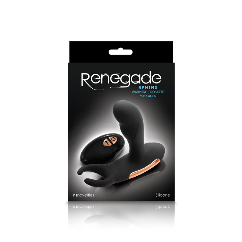 miFu1Gbn Renegade - Sphinx - Warming Prostate Massager - Black - Image 1