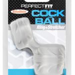 Silaskin Cock and Ball Ring and Stretcher - Clear