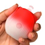 Pulsing Petals Throbbing Rose Stimulator - Red - Image 3