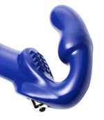 Revolver II Vibrating Strapless Strap on Dildo - Blue - Image 2