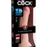 King Cock Plus Triple Density 8 Inch Cock - Light