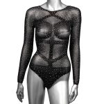 Radiance Long Sleeve Body Suit - Queen - Black - Image 6