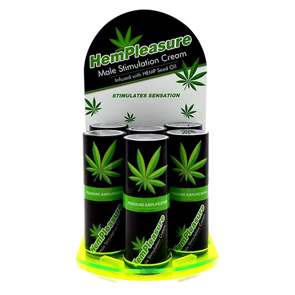 n0JADTbCuAT0XWHMM0upBgXSNI6CYOlw Hempleasure for Men .5 Oz 6 Bottle Display - Image 1
