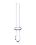 9.25 Inch Classic Smooth Dual-Ended Dildo - Clear - Image 4