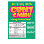 Cunt Candy Individual Bag Display -100 4.25g Bags