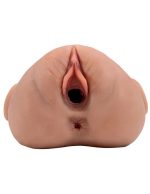 Pdx Plus Double Pounder Vibrating Squeeze Stroker - Brown - Image 3