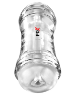Pdx Extreme Wet Pussies Super Flip a Pussy Over Self-Lubricating Stroker - Frosted - Image 2