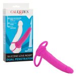 Silicone Love Rider Dual Penetrator - Pink - Image 2