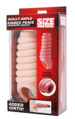 Really Ample Ribbed Penis Enhancer Sheath - Image 2