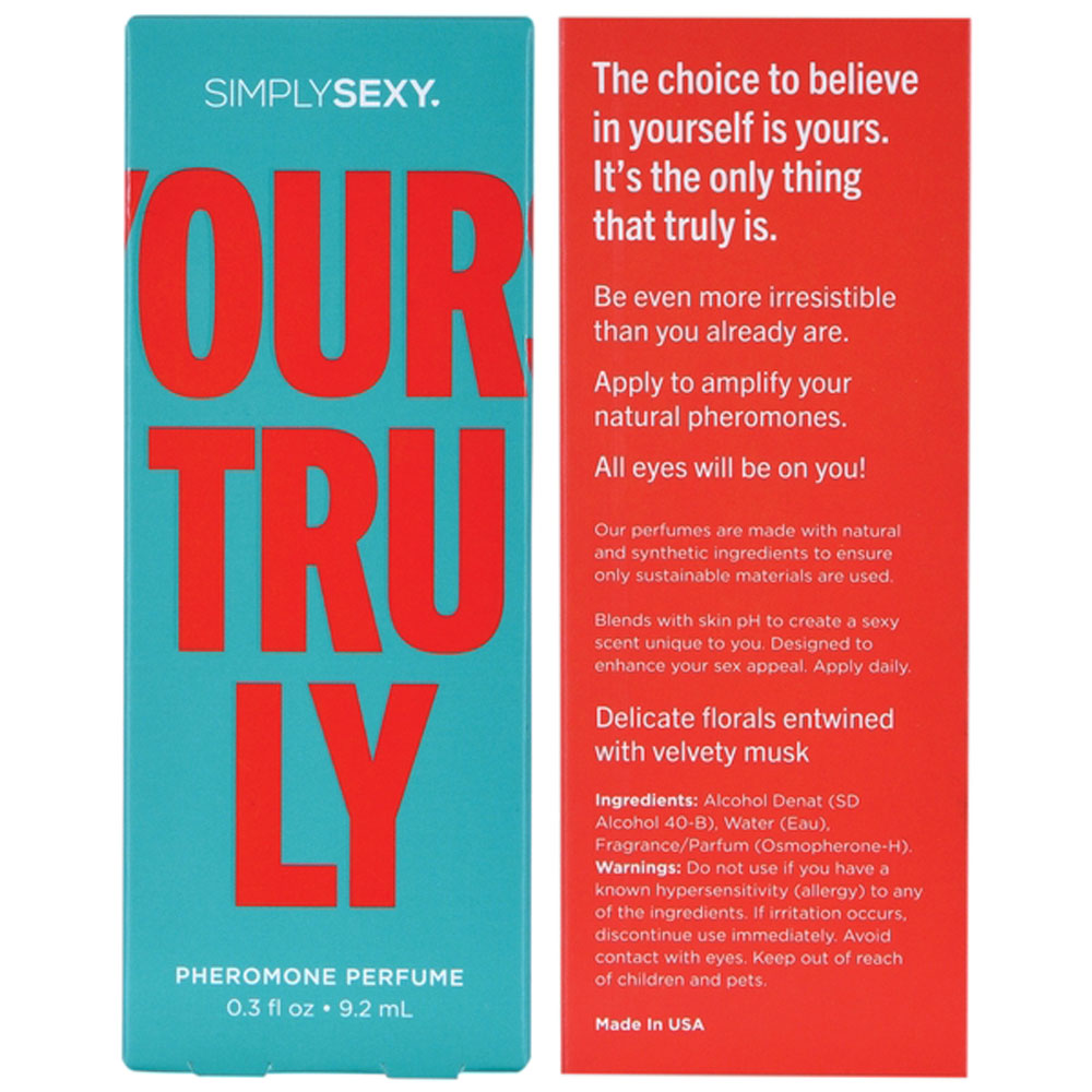 nHjTXYts8RoXjoWcgKRdPHqT4rUnaxuR Simply Sexy Pheromone Perfume Yours Truly 0.3 Oz - Image 1
