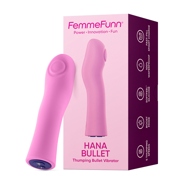 nQqDMOrF Hana Bullet Thumping Vibrator - Pink - Image 1