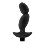 Anal Adventures- Platinum - Silicone Vibrating Prostate Massager 04-Black - Image 3