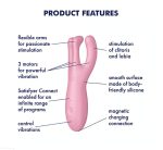 Satisfyer Threesome 4 - Pink - Image 3