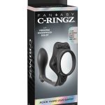 Fantasy C-Ringz Rock Hard Ass Gasm - Black