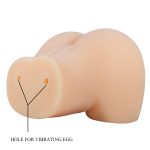 Mila Realistic Vagina and Ass Vibrator - Light - Image 5