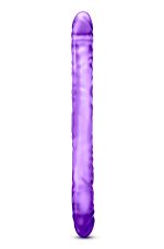 B Yours 18 Inch Double Dildo - Purple - Image 2