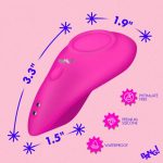 Silicone Panty Vibe With Digital Remote - Pink - Image 3