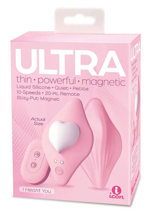 nu5xaJlp Ultra Panty Vibe I Heart You - Pink - Image 1