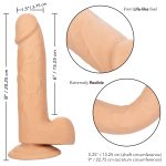 Size Queen 6 inch/15.25 Cm - Ivory - Image 3