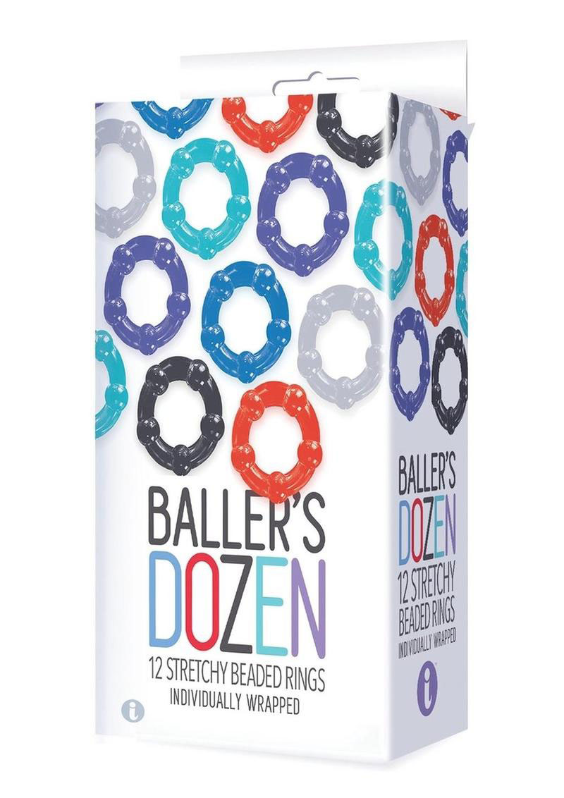 o2uzzEo2YOBegJHDRcTYMMgZC17mj3lu The 9's - Baller Dozen Beaded - 12 Pc Cock Ring Set - Image 1