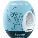 Satisfyer Masturbator Egg - Savage - Blue