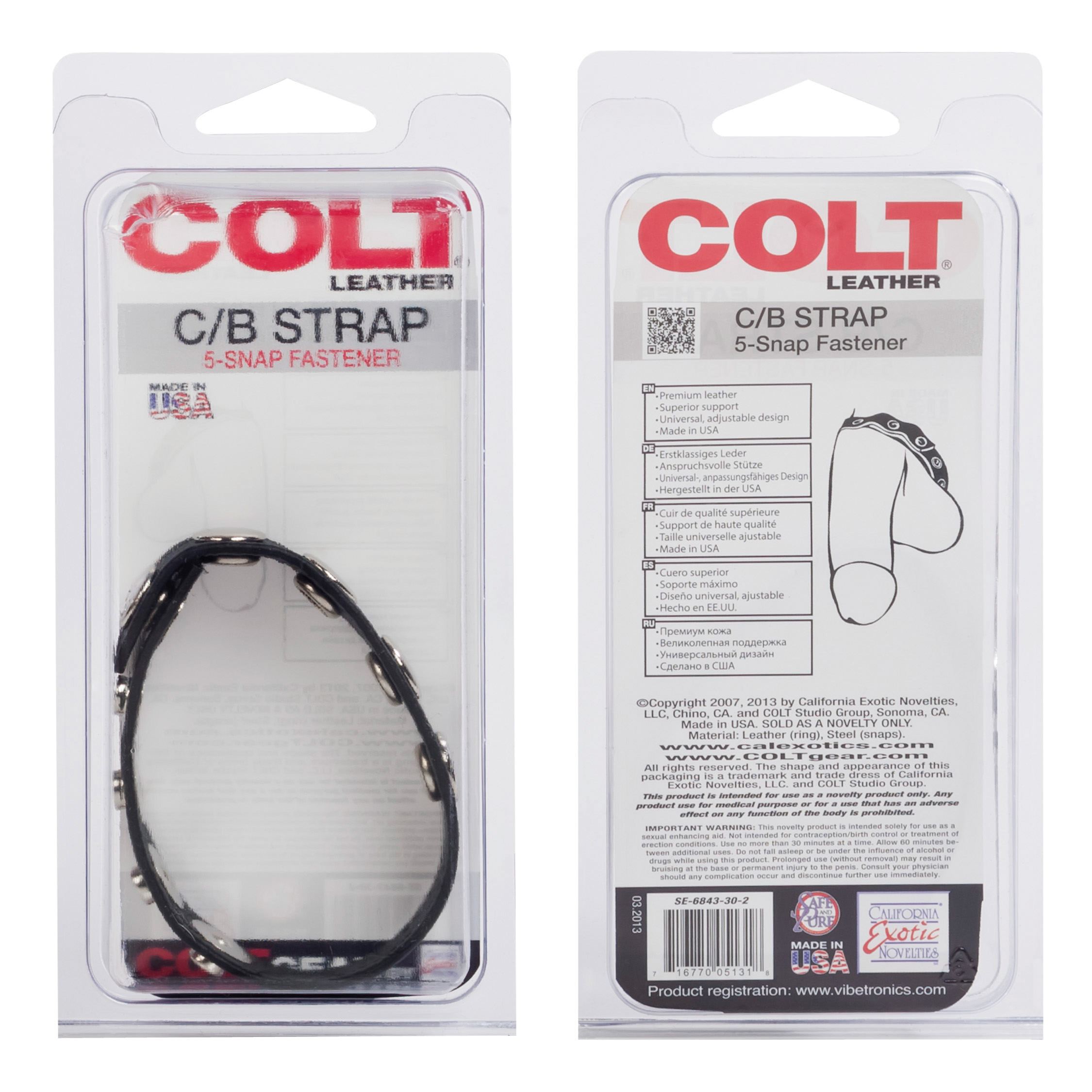 oH0kXSOnsb541HyUpB1fc89ZriH0yJZy Colt Adjustable 5 Snap Leather - Image 1