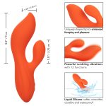 Stella Liquid Silicone Dual Teaser - Orange - Image 3