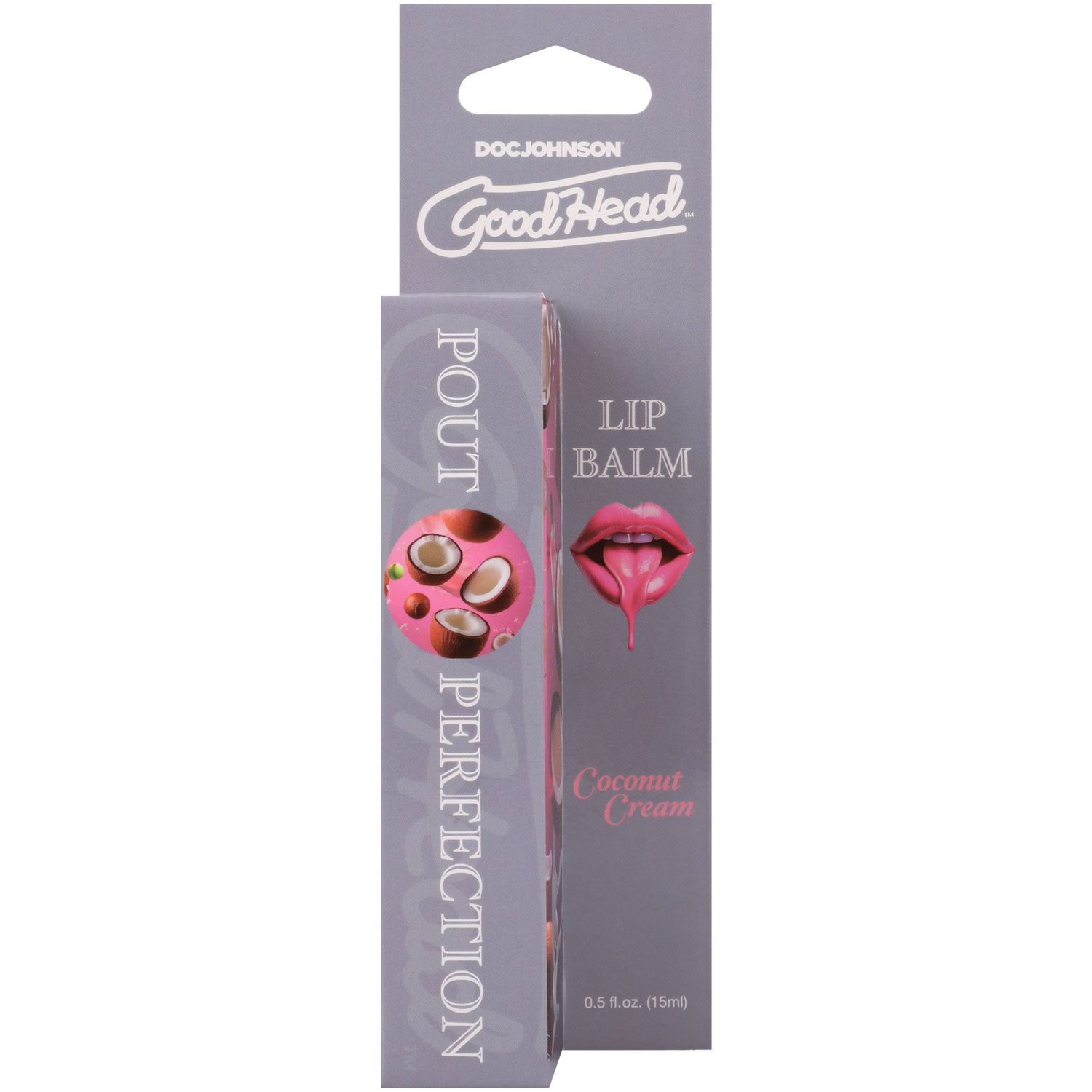 oHnBGuDq Goodhead - Pout Perfection - Lip Balm - Coconut Cream - 0.50oz - Image 1