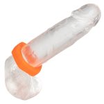 Alpha Liquid Silicone Prolong Sexagon Ring - Orange - Image 4
