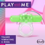 Play With Me  Teaser Vibrating C-Ring  Green - Image 3