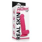 Get Lucky Real Skin Mr. Pink 7.5" Dual Layer Dildo - Image 3
