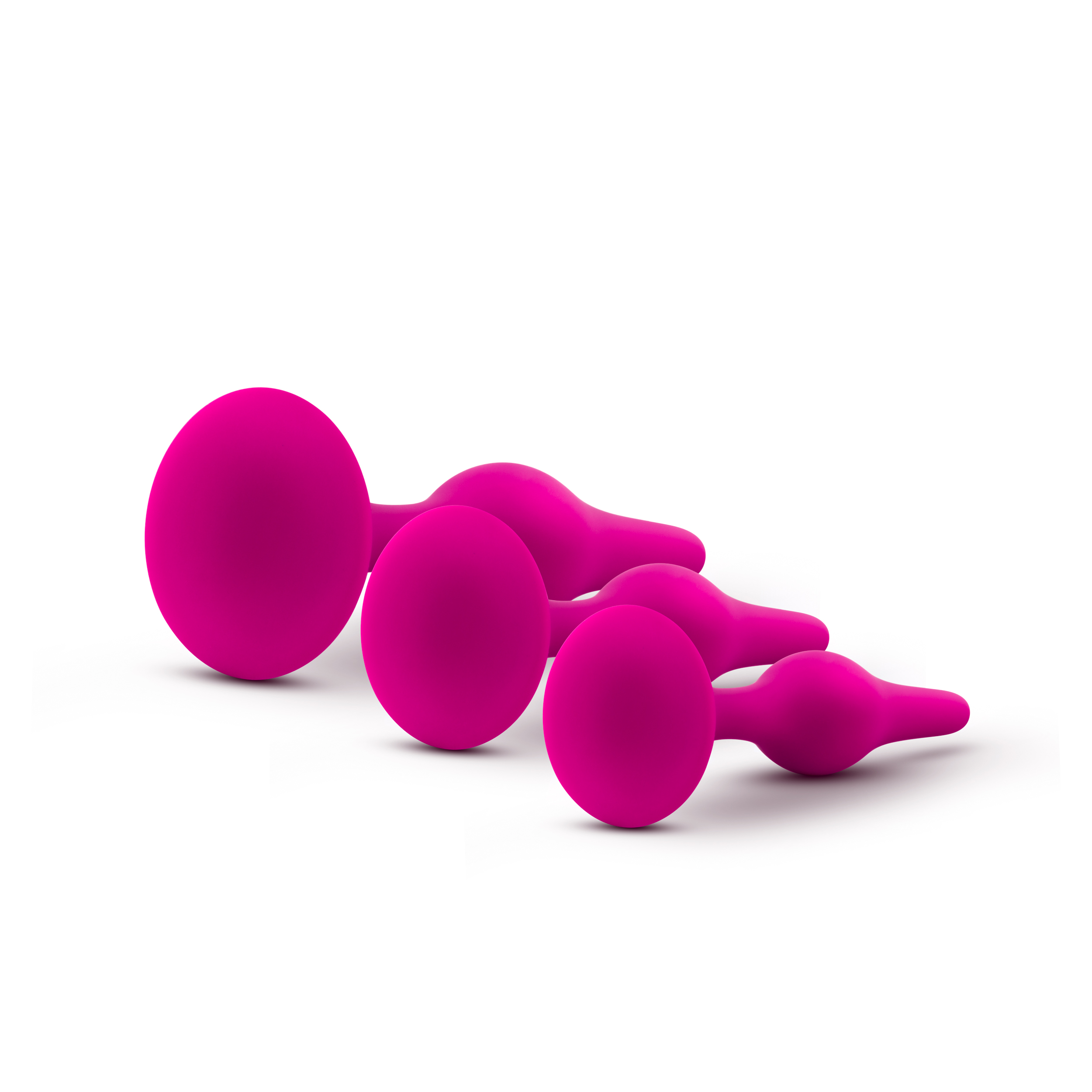 www.blushnovelties.com Luxe - Beginner Plug Kit - Pink - Image 1