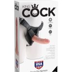 King Cock Strap on Harness With 6 Inch Cock - Light