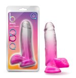 B Yours - Sugar Magnolia - 7 Inch Dildo - Fuchsia - Image 2