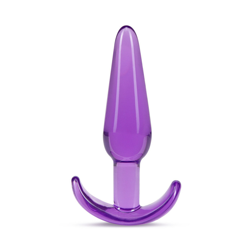 osj1AHuI9zA0h62oHznxg3c4VCEbGu2a B Yours - Slim Anal Plug - Purple - Image 1