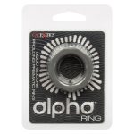 Alpha Liquid Silicone Prolong Prismatic Ring - Gray - Image 4