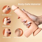 Luis-App Controlled 8.5" Real Thrusting Dildo With Clit Licker - Image 3
