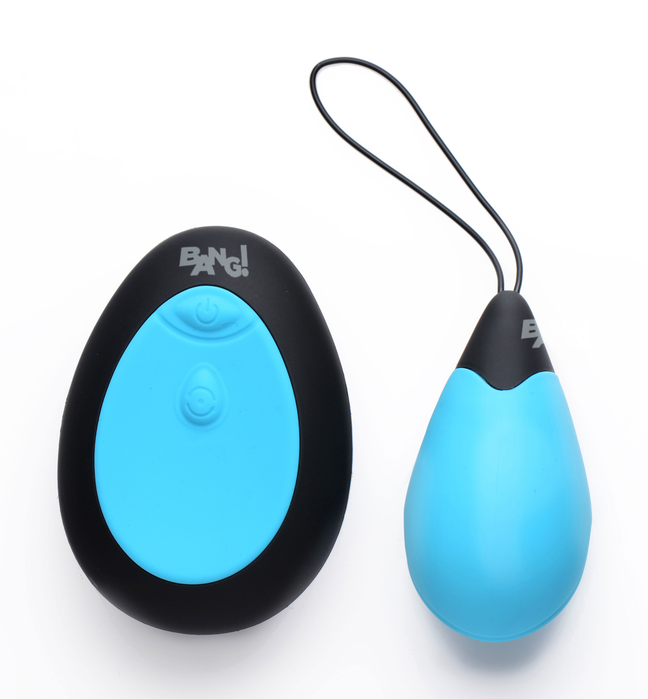 pAAzgoXuv31wIpchTf7PLkHKL7orwJHE Bang - 10x Silicone Vibrating Egg - Blue - Image 1